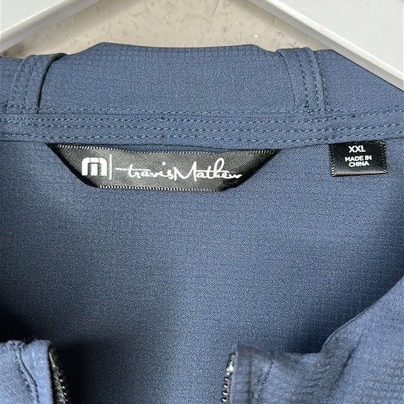 Travis Mathew Wanderlust Men's Golf Hoodie Jacket Blue Size XXL - Picture 5 of 15